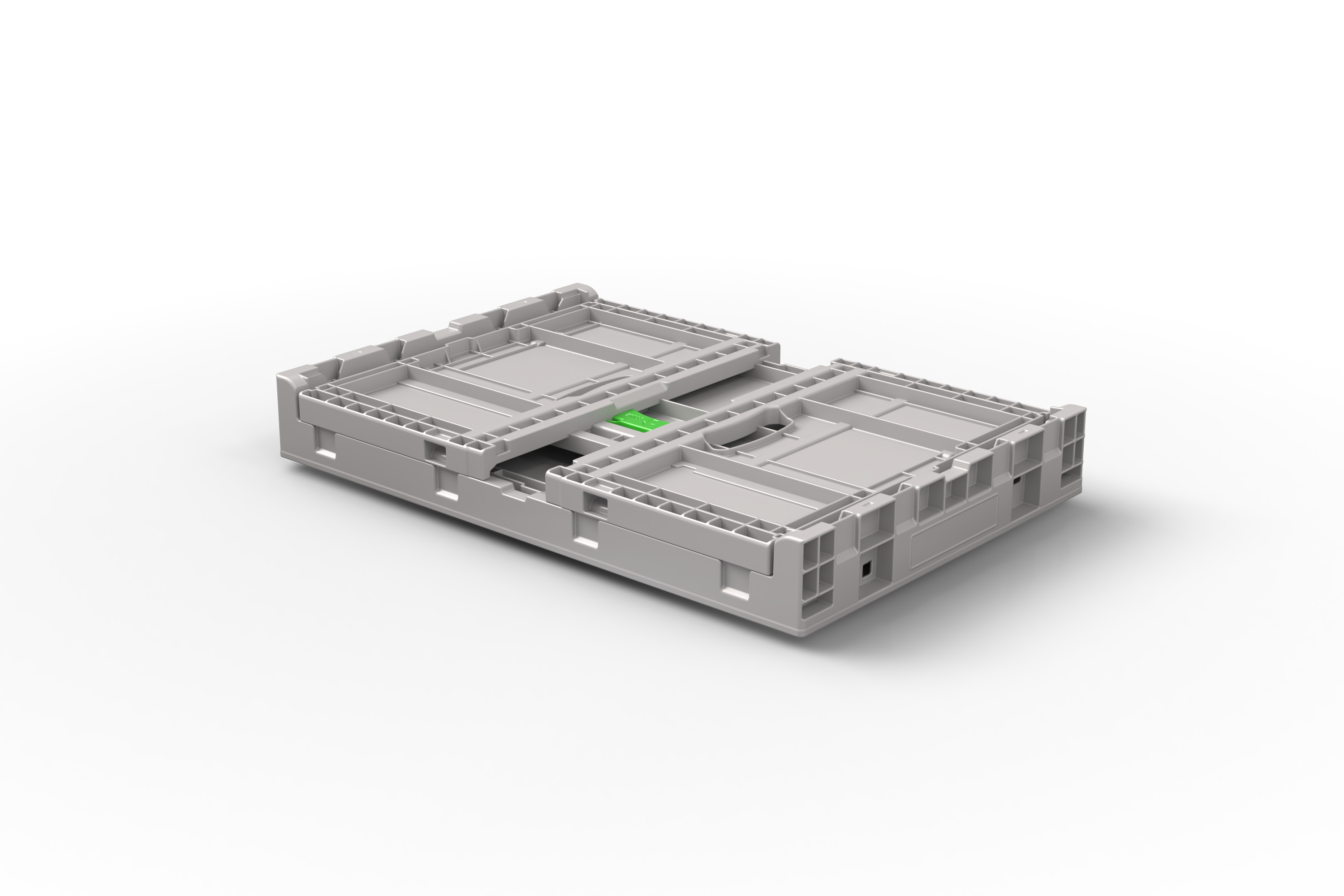 600x400x320 Knockdown Automation Container with Ribbed Bottom, 2 of 5