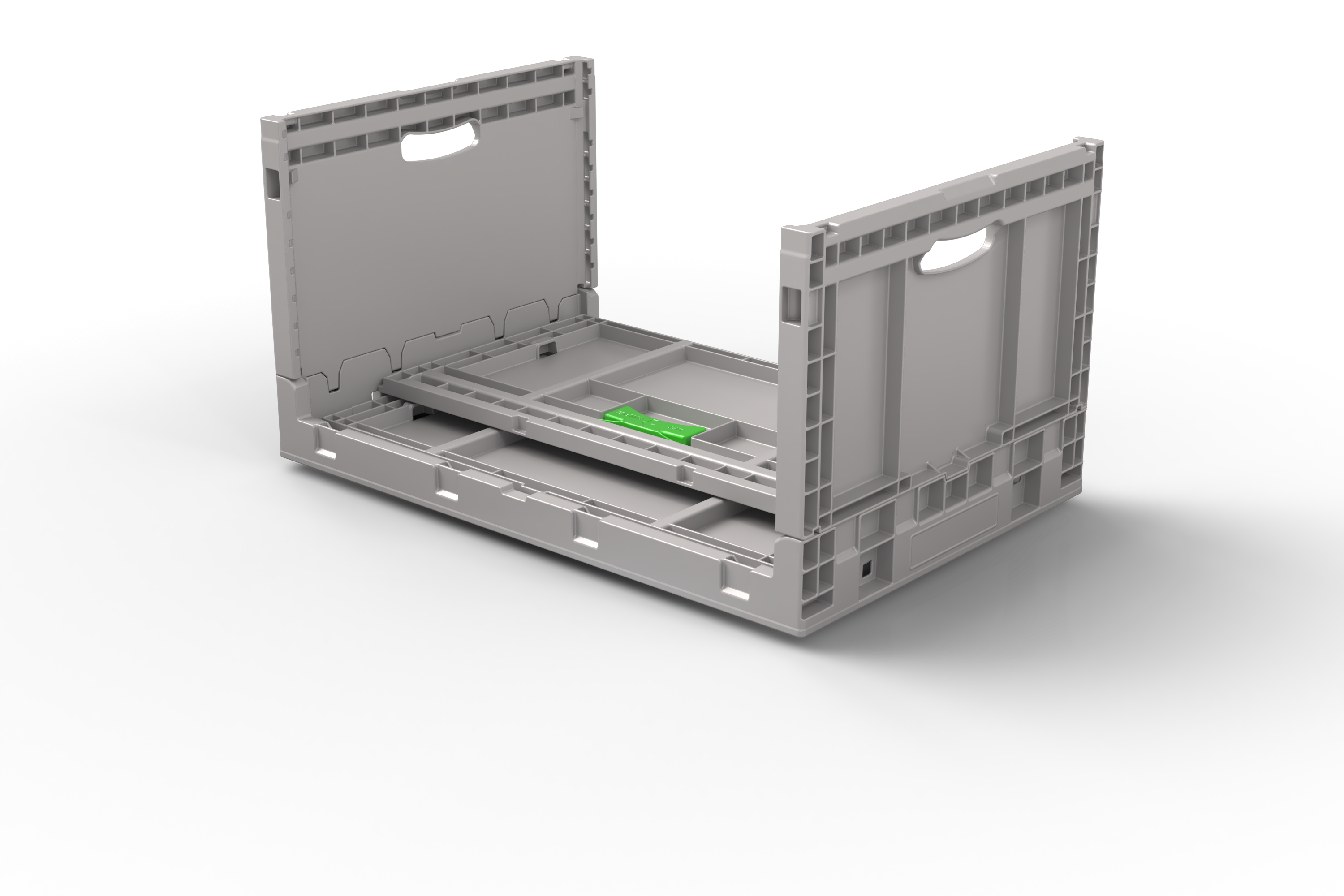 600x400x320 Knockdown Automation Container with Ribbed Bottom, 5 of 5